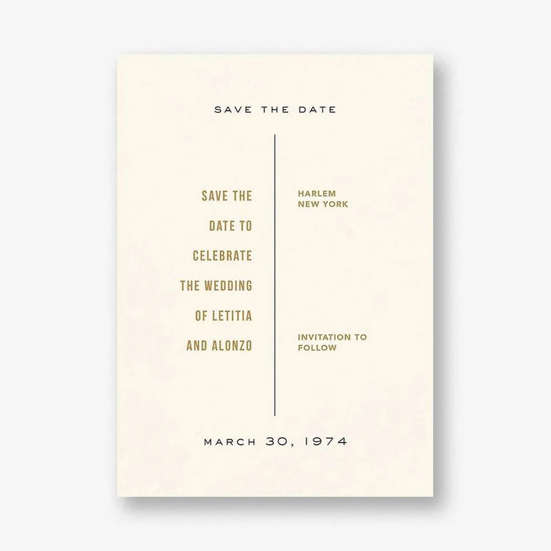 Altar Save the Date Card