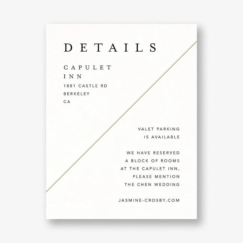Adored Information Card