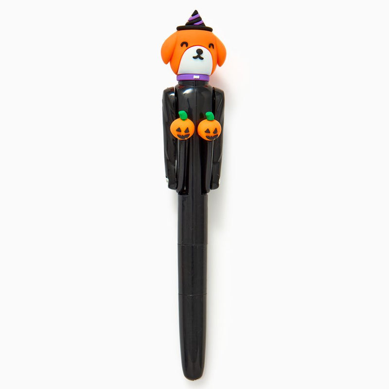 Witch Dog Halloween Punching Pen