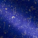 Gold Constellations on Cobalt Handmade Paper