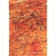 Volcano Red with Gold Marbling Handmade Paper