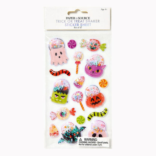 Trick or Treat Shaker Sticker Sheet