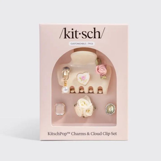 KitschPop Cloud Clip 7pc Set Vintage - Pearlized Cream  0 Reviews Write a review