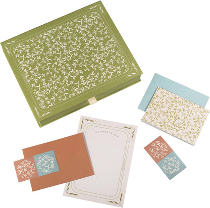 Folksy Berry Stationery Set