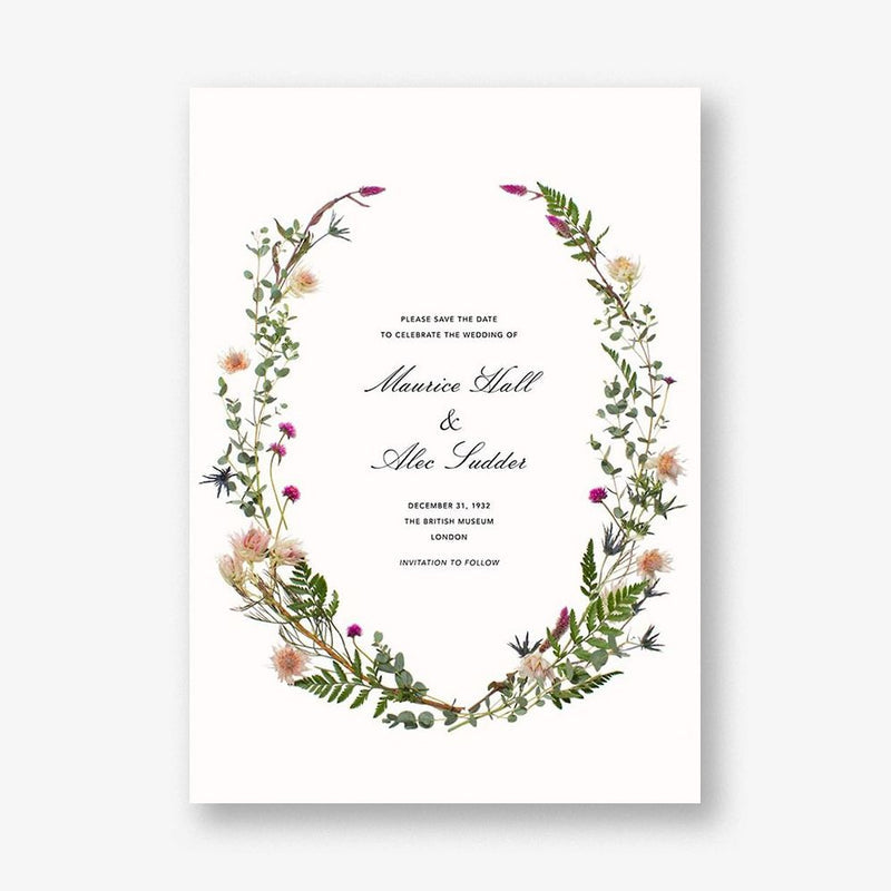Fleurs Sauvages Save The Date