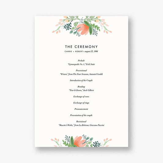 Wrapped in Wildflowers Program