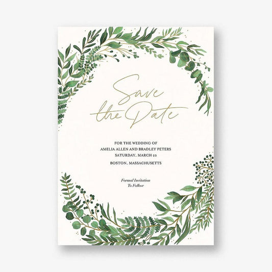 Verde Save the Date Card