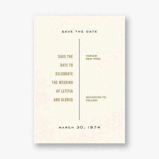 Altar Save the Date Card