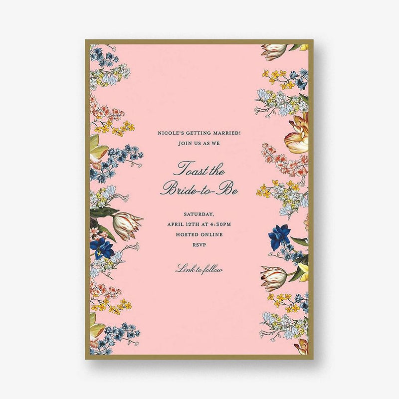 Adorned Aisle Bridal Shower Invitation
