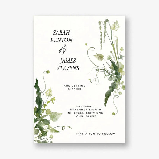 Wedding Flora Save the Date