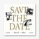 For the Scrapbook Photo Save the Date