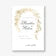 Blooming Arch Foil Save the Date