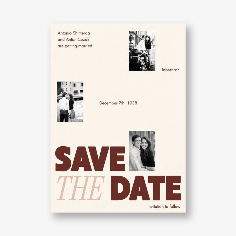 Gallery Notes Photo Save the Date