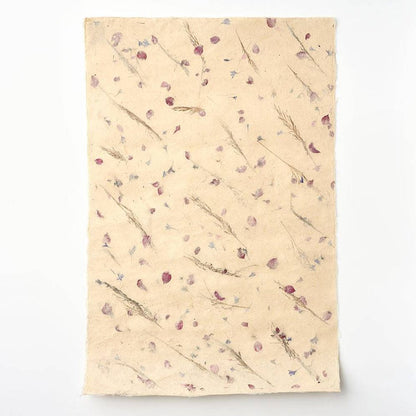 Pressed Mixed Floral Handmade Paper