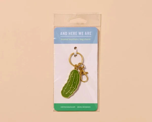 Enamel Keychain & Bag Charm?Pickle